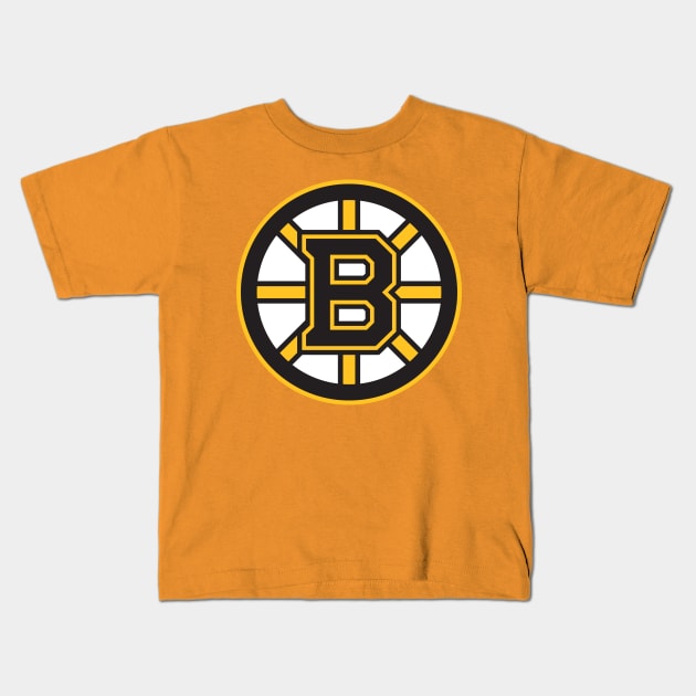 Boston Bruins Kids T-Shirt by Briancart